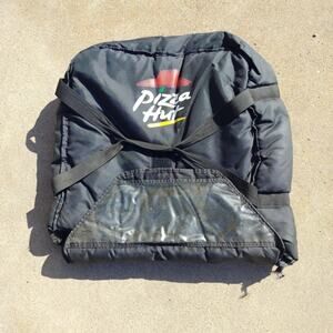 Black Pizza Hut Delivery Bag. Logo On top.